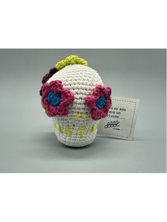 La Cana Other - Día de los Muertos La Cana Crochet Sugar Skull Flowers NWT Read Description